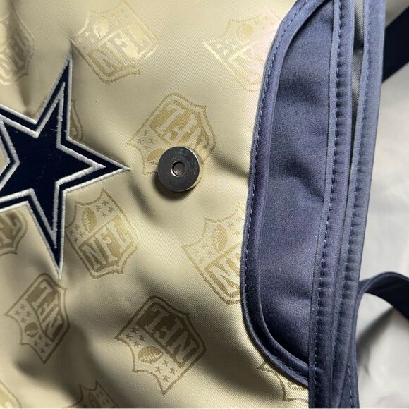 Cowboys NFL Navy and Cream Shoulder Bag nylon - Picture 8 of 9